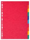 Exacompta 25 dividers recycled card 10 blank tabs A4 Maxi