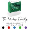 ExcelMark Custom Return Address Stamp (Green, Santa Catalina)