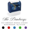 ExcelMark Custom Return Address Stamp (Navy, Heritage Classic)