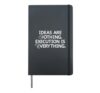 Execution Is Everything Motivational Inspirational Growth Hardcover Journal, Black