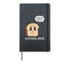 Existential Bread Funny Pun Existential Dread Men Women Hardcover Journal, Black