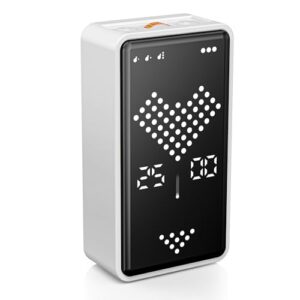 Exlliy Visual Timer, Rechargeable Digital Hourglass Timer with LED Display