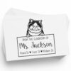 Exotic Shorthair Cat from the Classroom of Teacher Stamp, Duo Hand Mount