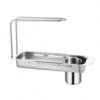 Expandable Sink Organizer, Stainless Steel Rack for Kitchen Sinks, 37-43 cm