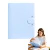 Expanding File Organizer with 8 Pockets, Blue