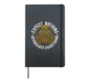 Expect Nothing Appreciate Everything Lotus Yoga Positivity Hardcover Journal, Black