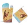 Explorer Camel Oven Mitt Set Pot Holder