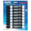 EXPO Dry-Erase Marker, Chisel Tip, Black, 8/Pack (1980443)