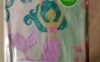 Exquisite Enchanting Mermaid Table Cover 6 Pack 54 in. x 108 in. Rectangle Plastic Tablecloth Disposable Table Covers for Under The Sea Ocean Scales Girls Birthday Party Supplies Decorations