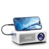 Exquisite Portable Mini Projector, Native 480P, Supports 720P HD Input, Built-in Speaker, USBAV Wired Connection, Designed for Home Theater, Office and Gaming