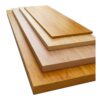 Extra-Wide Wood Table Top for Standing Desks - Universal One-Piece Desktop Custom Size 60x60x2.5cm Ideal Work Bench for Home & Office Wood Finish