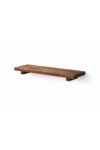 Extra Long Solid Wood Floating Shelf for Behind Sofa | 75" Width x 5.5" Depth | Brown Finish | Modern Scandinavian Style Decorative Wall Unit for Living Room