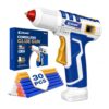 EZARC Cordless Hot Glue Gun,15s Fast Heating, 30 Mini Glue Sticks, White