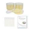 EZ BioResearch Bacteria Science Kit (IV): Top Science Fair Project Kit. Prepoured LB-Agar Plates And Cotton Swabs. Exclusive Free Science Fair Project E-Book Packed With Award Winning Experiments (IV)