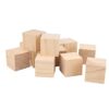 Fabater 12Pcs Unfinished Wooden Blocks, 1.57 Inch, Pine Wood, Sanded Edges