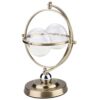 Fabater 15 Minutes Metal Hourglass Sand Timer, Glass Vintage Timer for Living Room Decor, Rotating Seamless Nut Design, Copper Plated Round Base, Yoga Running Classroom Time