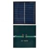 Fabater 2Pcs Mini Solar Panel 0.7W 5V 0-140mA Portable Encapsulated Cell Flexible DIY Solar Panels for Low Power Appliances, Emergency Lights, Street Lights