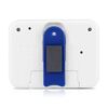 Fabater 4-Channel Digital Kitchen Timer Countdown Clock, Magnetic Cooking Timer 99H59M59S, Independent Group for Classroom Sports Games, White Blue