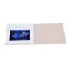 Fabater 7 Inch Video Greeting Card with LCD Screen, Video Brochure Electronic Greeting Card for Birthday Gift, Hard Paper Linen Fabric Style, 2GB Memory Storage 1500mAh Battery 720P