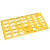 Fabater Architectural Drawing Template, Hollow Geometric Ruler, Plastic