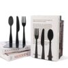 Fabater Cutlery Bookend, Sturdy Stainless Steel Fork Spoon Bookends for