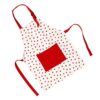 Fabater Kids Cooking Apron with Red Strawberry Design