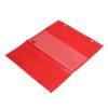 Fabater Magnetic Pocket Chart, 5 Rows Transparent Pockets Schedule Pocket Chart Classroom with Builtin Magnets and Hook and Loop Fasteners for Home School Classroom (Red)