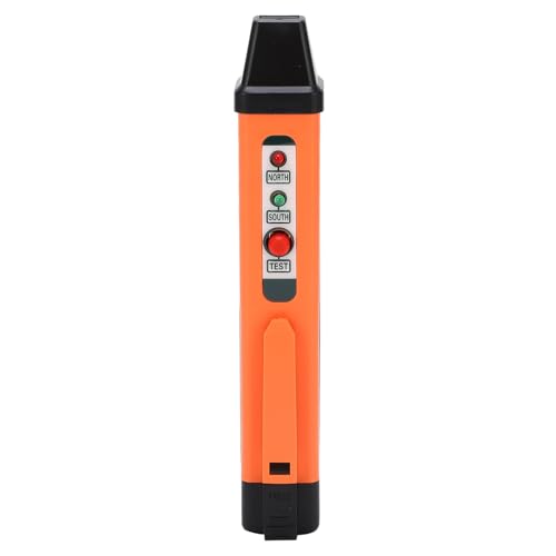 Fabater Magnetic Pole Pen Magnetic Polarity Identifier North South Tester Field Detector 862M, ±5mT Accuracy, LED Display Red N Pole Green S, Portable Pen Holder Design, AAA Battery