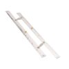 Fabater Marine Navigation Parallel Ruler, Clear Scale Precision Machined Transparency Boat Ship Drawing Tool for Chart Operations, Copper & Acrylic Flexible Parallel Ruler (600mm)