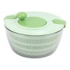 Fabater Plastic Salad Spinner - Time Saving Veggie Washer, Rotatable Lettuce Spinner with Fast Mixing, Washable Fruit Dryer for Kitchen (Green)