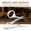 Fabater Sewing Scissors, Vintage Stainless Steel Embroidery Scissors,