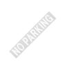 Fabater Silicone Stencil 12 Inch, Reusable Parking Lot Paint Template for Traffic Curb Marking Pavement Sign, Large Letter Design for Visibility, Wear Proof & Lightweight