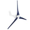 Fabater Small Wind Generator, Easy Installation and High Wind Energy Utilization 1200W Generator, Turbines Kit with 3 Blades and Automatic Direction Adjustment for Marine (Blue #18)
