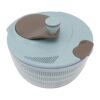 Fabater Time Saving Salad Spinner Plastic Rotatable Veggie Washer, Fast Mixing Washable Vegetable Dryer for Kitchen Fruit Cleaner, Easy to Use Lettuce Spinner with Funnel Lid (Blue)