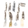 Fabater Universal Presser Foot Set for Sewing Machine, 12-Piece Vintage Replacement Kit with Rolled Hem, Zipper, and NonStick Feet, Household DIY Sewing Accessories for Old and