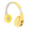 Fabater Wireless Bluetooth Headset Over Ear with Noise Reduction Foldable RGB Colorful Light for Phone Laptop Gaming (Yellow)