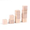 Fabater Wood Cubes, 10mm, 50Pcs, DIY Craft Blocks (10mm (50 Pieces))