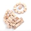Fabater Wood Cubes for Crafts, 10mm 50Pcs (10mm (50 Pieces))