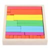 Fabater Wooden Counting Sticks, Colorful Rods Individual Kit, Handson Math Manipulatives for Kids, Homeschool Supplies for Number Recognition, Addition & Subtraction, 3+