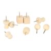 Fabater Wooden Push Pin, 30 Pcs, Natural Wood, Easy Removal