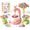 Fabric Flower Bouquet DIY Kit, Kids Handmade Floral Art Toy, Birthday Gift