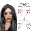 Face Gems Tattoo Sticker Rhinestone for Adults Party Cosplay Makeup Decoration Stickers