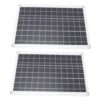 Fafeicy 18W 18V Polycrystalline Solar Panel Kit with USB Type C DC Output