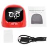 Fafeicy AI car Robot Dashboard Companion with Emotional Expression (Red)