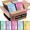 Fainne 50 Packs Primary Composition Notebook Bulk Primary Journal K-2 Grade 9 3/4 x 7 1/2 Inch Primarys Ruled Compositions Book for Kids Draw and Write School Supplies 100 Pages (Macaron Color)