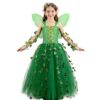 Fairy Dress Up Costume - Kids Halloween Party Outfit With Wings