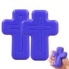 Faith-Inspired Cross Squishy, Soft Faith-Themed Cross Squishy (#2B)