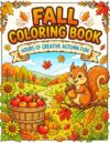 FALL COLORING BOOK : Beautiful Autumn Scenes for Kids and Teens: Leaves, Pumpkins, Animals & Harvest Activities with Trees, Squirrels, Sunflowers, Apple Cider & Cozy Fall Moments