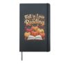 Fall in Love With Reading Teacher Shirt Hardcover Journal, Black