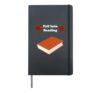 Fall Into Reading Hardcover Journal, Black